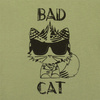 KARL LAGERFELD KIDS T-shirt chłopięcy junior z krótki rękawem khaki BAD CAT