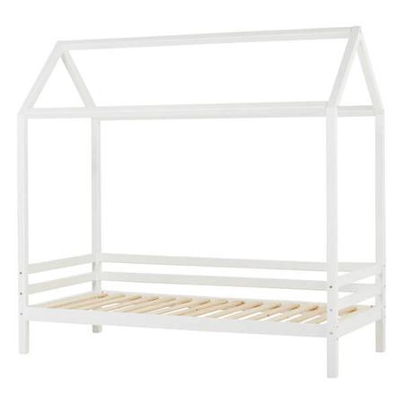 Hoppekids ECO Dream House bed 90x200 cm without stairs, white