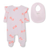Billieblush Baby Romper and Bib Gift Set