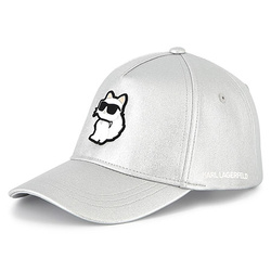 KARL LAGERFELD Girls silver Choupette bucket hat