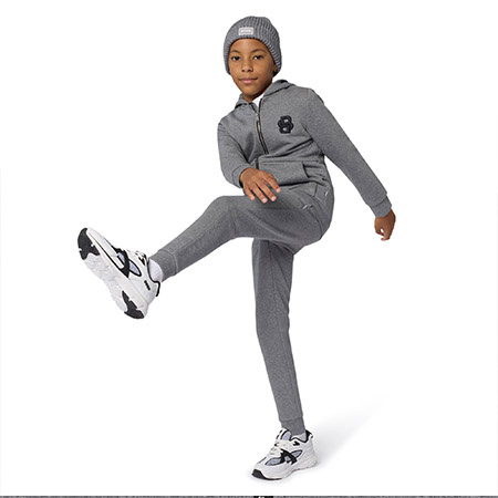 BOSS Kids Boys' Gray Hooded Sweatshirt