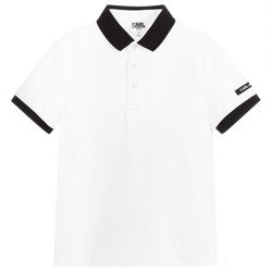 KARL LAGERFELD KIDS Short sleeves polo