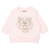 KENZO Kids Girls Light Pink Tiger Print Sweatshirt and Pants Set