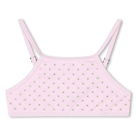 MARC JACOBS Girls pink DAISY bikini