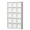 OLIVER FURNITURE Wood Біла дитяча книжкова шафа 3x5 з основою