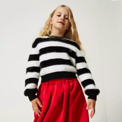 TWINSET Girls regular striped jumper
