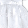 SARAH LOUISE Girls tulle and organza dress in white