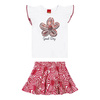LILI GAUFRETTE Girl's t-shirt and skirt set 