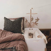 OLIVER FURNITURE Багатофункціональне дитяче ліжечко з розкладною лавкою, 42x88 см, білий/дуб