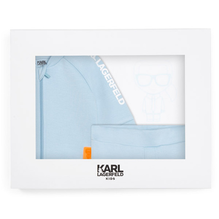 KARL LAGERFELD Kids Baby boys blue and white set