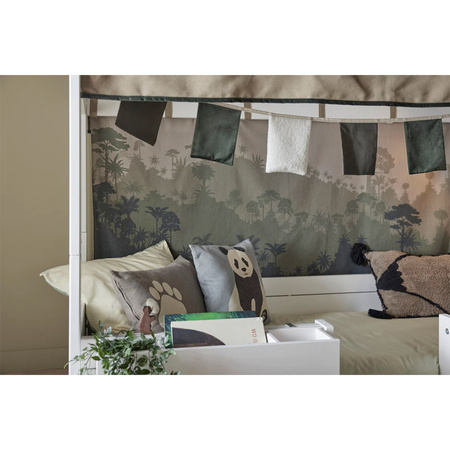 LIFETIME Kidsrooms Panel z materiału integralny z dachem Panda Paradise