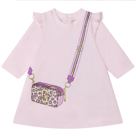 KARL LAGERFELD KIDS Pink printed dress
