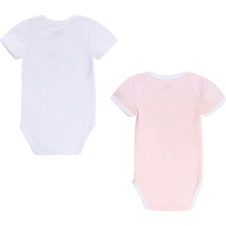 KARL LAGERFELD Kids Body niemowlęce dla dziewczynki z krótkim rękawem 2 sztuki