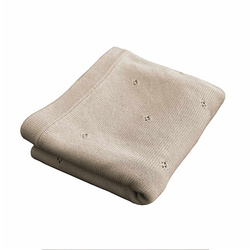 We Are Bitte В'язана дитяча ковдра 80x100 см, колір Clay