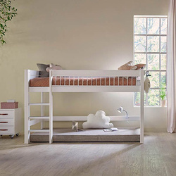LIFETIME Kidsrooms Łóżko dziecięce na niskiej antresoli z drabinką Breeze