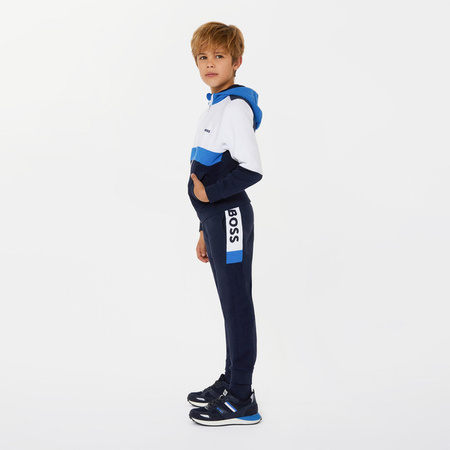 BOSS Kids Boys navy tracksuit pants