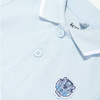 KENZO Kids Baby boys organic cotton tiger polo romper in pale blue