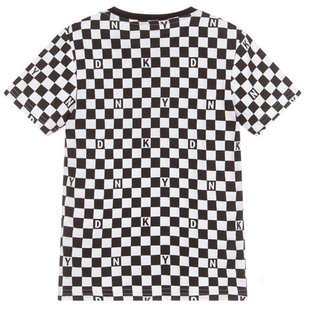 DKNY T-shirt chłopięcy czarno-biały