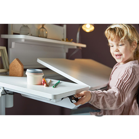 LIFETIME Kidsrooms Electric Adjustable Desk ERGO - Right