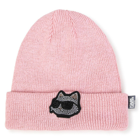 KARL LAGERFELD Kids Girls pink choupette cat Hat