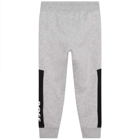 BOSS Kids Boys grey tracksuit pants