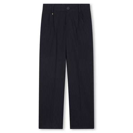 BOSS Kids Boys two-piece navy striped suit