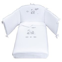 PICCI Sleepy Pościel dziecięca 3-częściowa perłowa