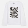 KARL LAGERFELD KIDS T-shirt dziewczęcy z długim rękawem