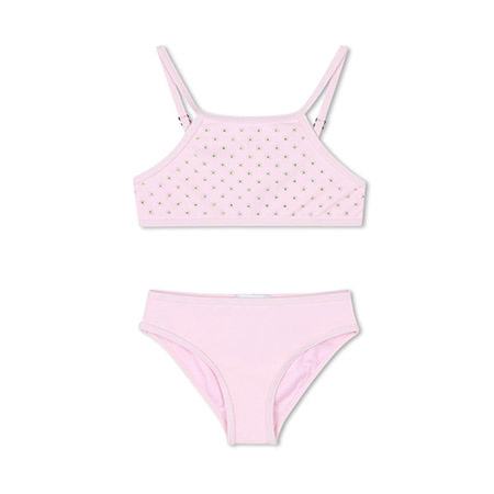 MARC JACOBS Girls pink DAISY bikini