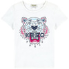 KENZO Kids T-shirt dziewczęcy z krótkim rękawem Tiger