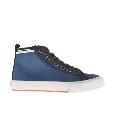 BOSS Kids Boys' Blue High-Top Sneakers