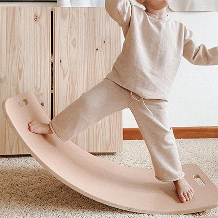 Curve Lab Kids Balanced wooden balance board Perfect Arc