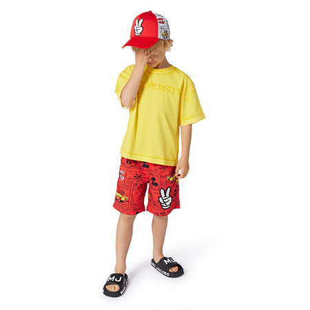 Mac Jacobs Kid's cap with Mickey Mouse print