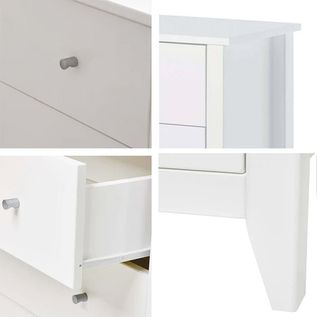 HOPPEKIDS CHRISTIAN Changing table shelf, white