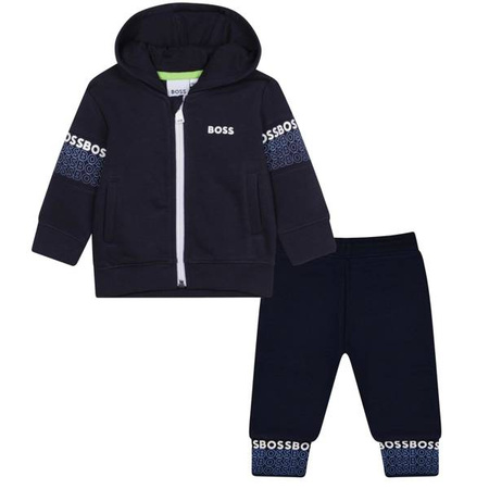 BOSS KIDS Boys navy 2-piece tracksuit