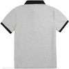 KARL LAGERFELD KIDS Polo chłopięce z krótkim rękawem szare