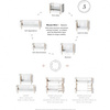  OLIVER FURNITURE Conversion kit Wood Łóżeczko do tapczanika junior white