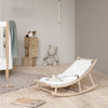 OLIVER FURNITURE baby & toddler rocker, oak/white