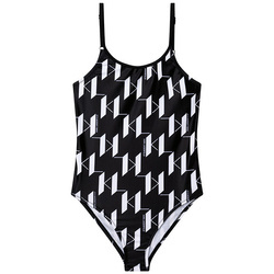 KARL LAGERFELD Kids Black and white swimsuit