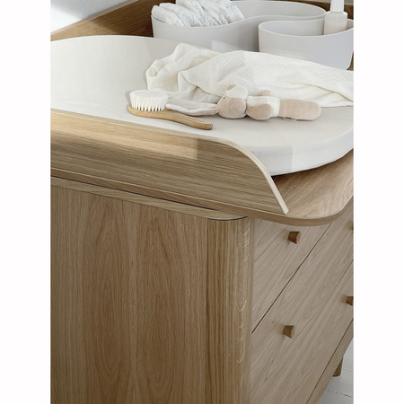 We Are Bitte Oval Changing Pad, Stone