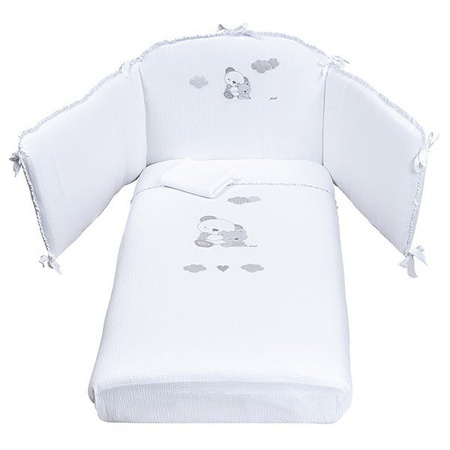 PICCI Sleepy Pościel dziecięca 3-częściowa perłowa