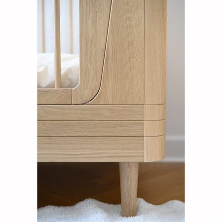 We Are Bitte Łóżeczko dziecięce Nature Baby, dąb