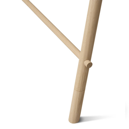 OLIVER FURNITURE CAMP Desk adjustable, white/oak