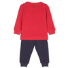 TRUSSARDI Boys red and navy tracksuit