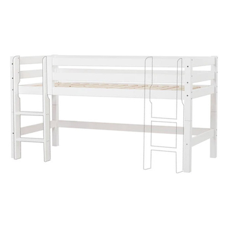 Hoppekids ECO Luxury low bunk bed with straight ladder ladder 120x200 cm