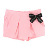 KARL LAGERFELD KIDS Spodenki dziewczęce różowe z kokardą