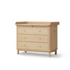 OLIVER FURNITURE WOD dresser with 3 drawers and changing table, oak 