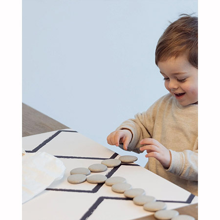 EEVEVE Deskmat Beni - Ecru, 70x44 cm