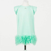 TWINSET Girls mint dress with tulle frill