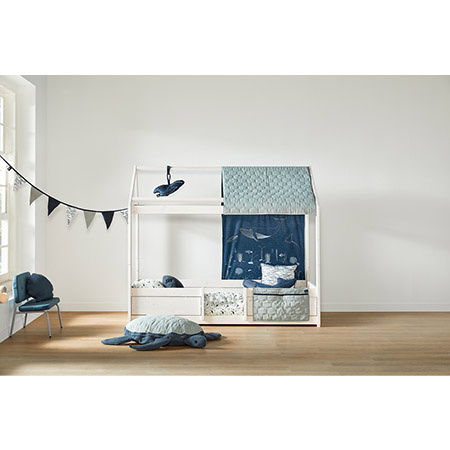  OLIVER FURNITURE Łóżeczko dziecięce Seaside Lille bez tapczanika junior 